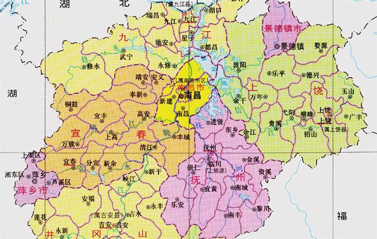 中部六省之一的江西省，为何一步步形成了11个地级市？