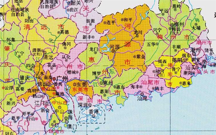 广东省的区域调整，全国经济最强的省份，为何有21个地级市？