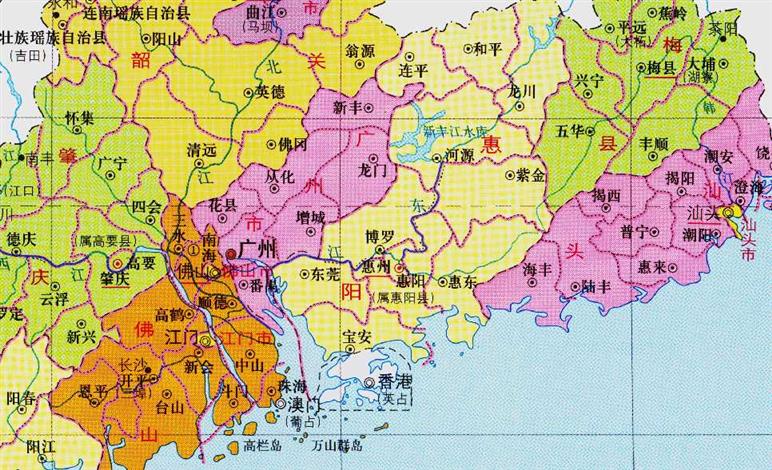 广东省的区域调整，全国经济最强的省份，为何有21个地级市？
