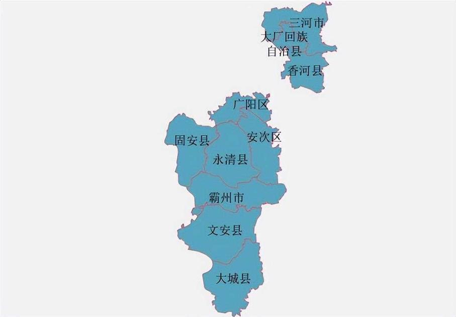 河北省的北三县，位于北京和天津之间，为何形成了飞地？