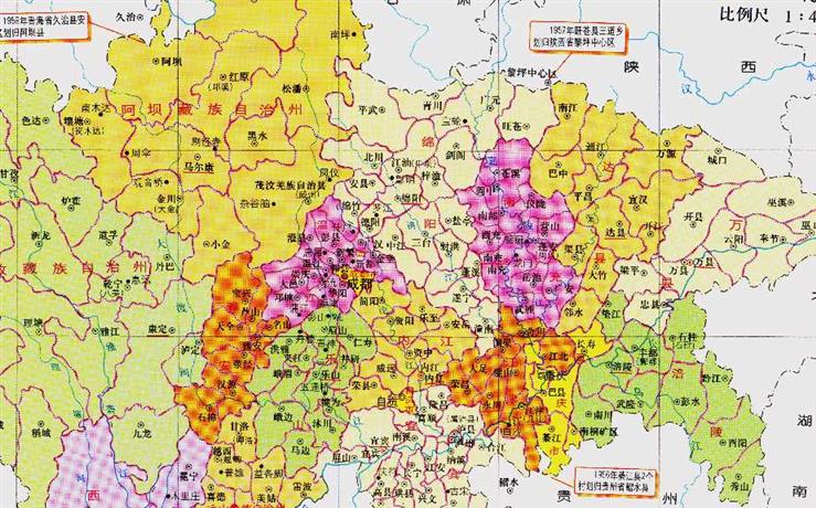 四川省的区划变动，16个专区的格局，为何形成21个地级区划？