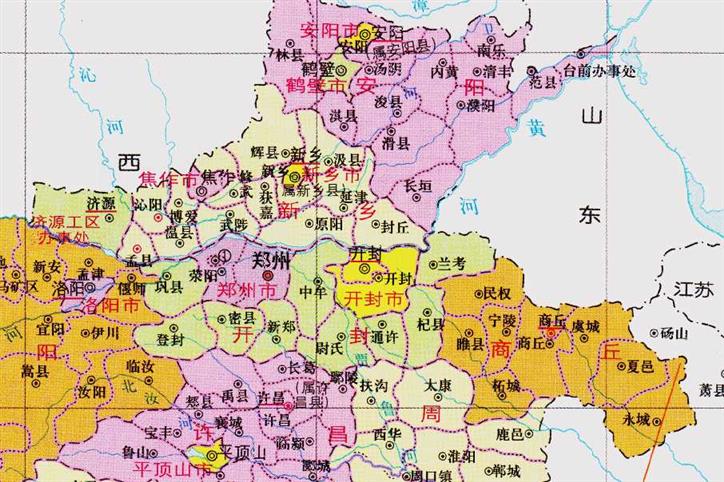 河南省的区划调整，建国初期10大专区，为何形成17个地级市？