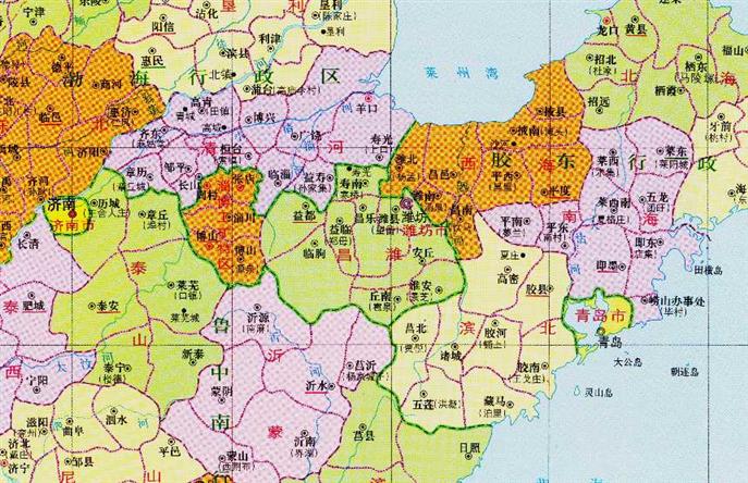 潍坊市的区划调整，山东省的第三人口大市，为何有12个区县？