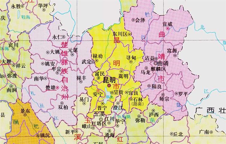 云南省的省会城市，昆明市号称“春城”，为何有14个区县？