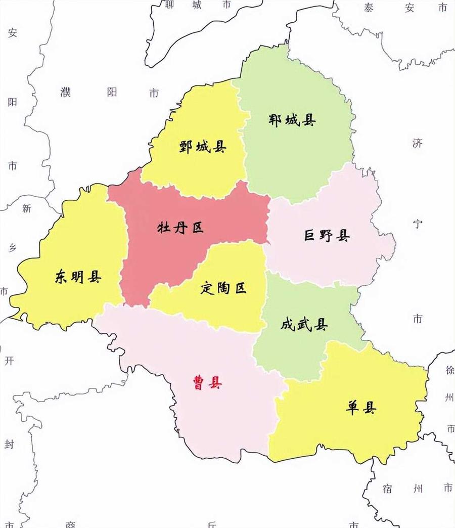 菏泽市的区划调整，山东省的人口大市，为何有9个区县？