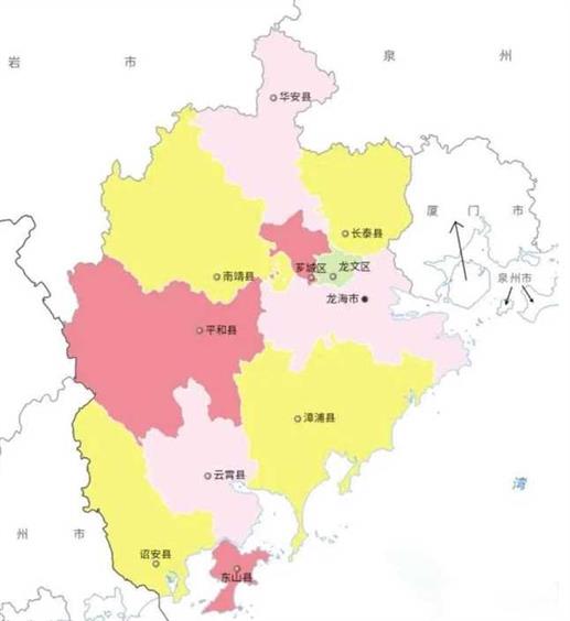 漳州市的区划调整，福建省的第4大城市，为何有11个区县？