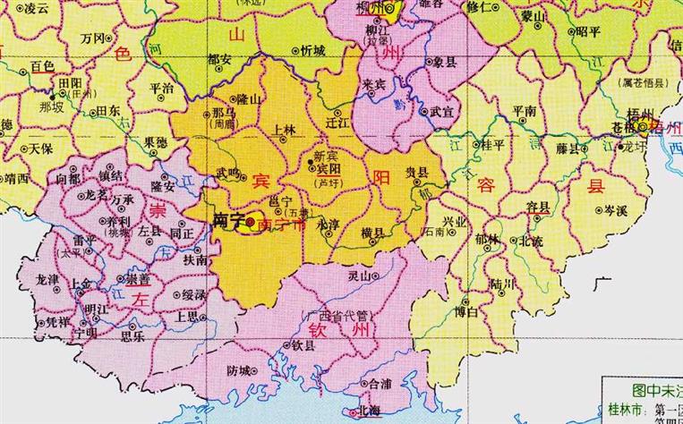 广西的第一大城市，南宁市为何有12个区县？