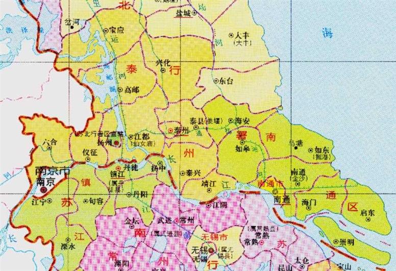 扬州市的区划调整，1996年，为何分出了泰州地级市？