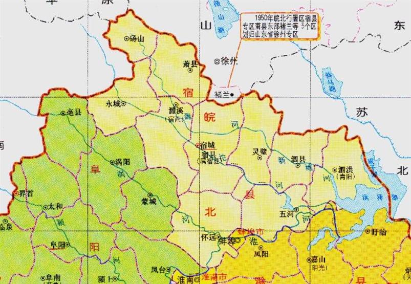 宿州市的区划调整，安徽省的第4大城市，为何有5个区县？