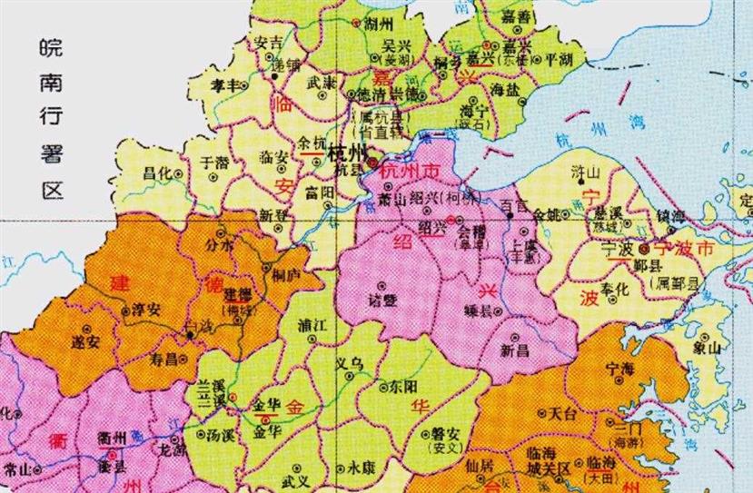 绍兴市的区划调整，浙江省的第4大城市，为何有6个区县？