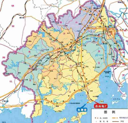 江门市的区划调整，广东省的重要城市，为何有7个区县？