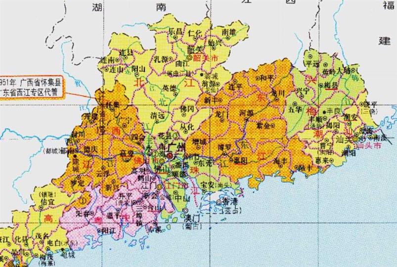 广东省的龙门县，广州市与惠州市之间，为何反复争夺了5次？