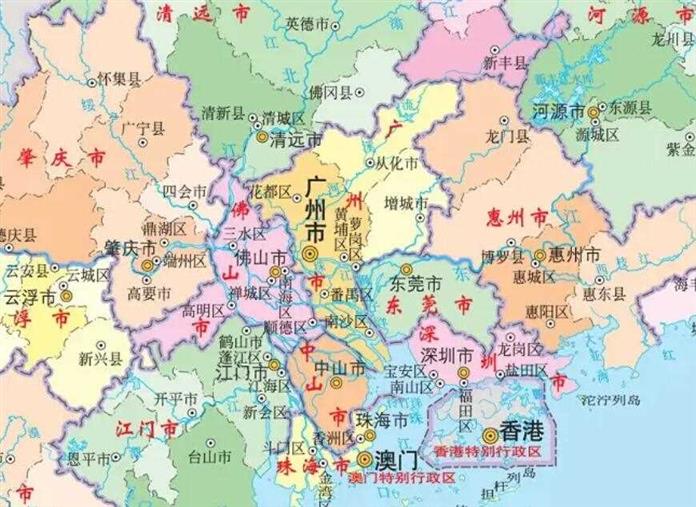 江门市的区划调整，广东省的重要城市，为何有7个区县？