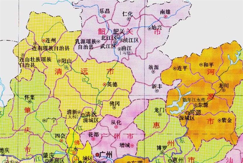 广东省的佛冈县，地位非常重要，4个地级市为何反复争夺？