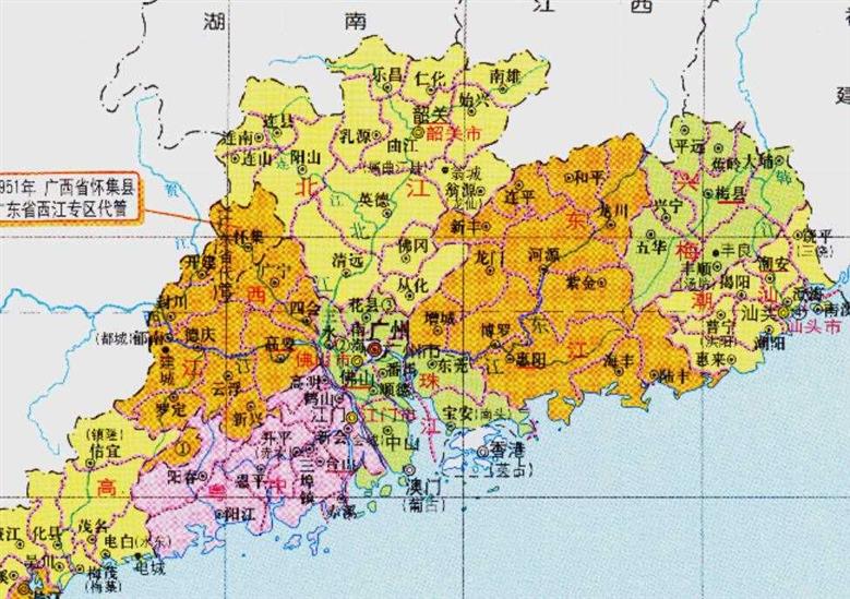 广东省的番禺县，广州市和佛山市之间，为何会反复争夺？