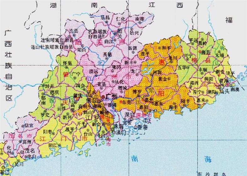 肇庆市的区划调整，广东省的重要城市，为何有8个区县？