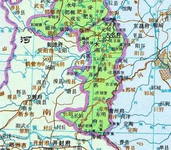 山东省的东明县，两省交界之地，4个省为何反复争夺？