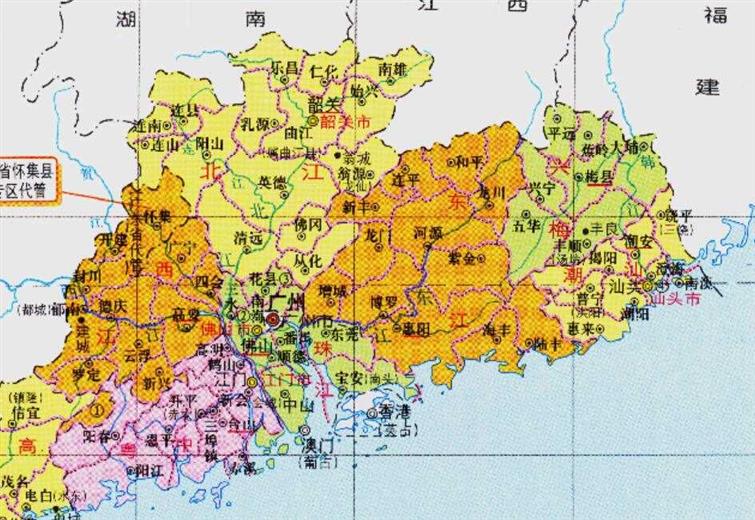 广东省的增城县，3个地级市之间，为何反复争夺了7次？