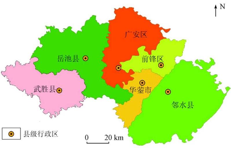 广安市的区划变动，四川省的重要城市之一，为何有6个区县？