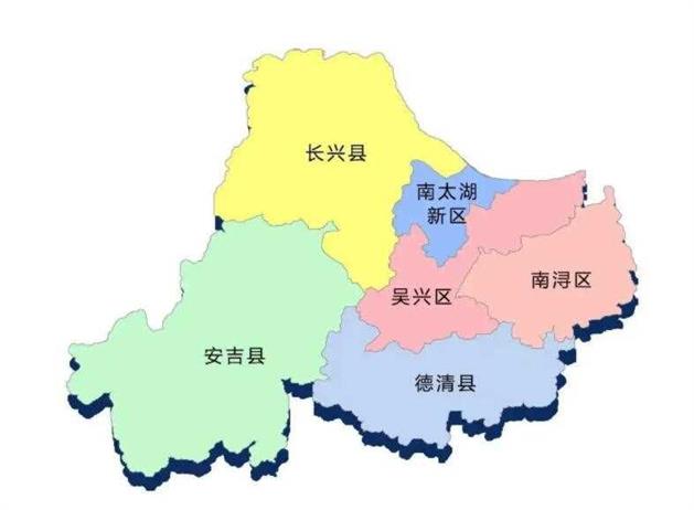 湖州市的区划变动，浙江省的重要城市，为何有5个区县？