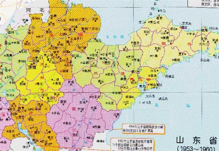 山东省的莱西县，青岛市与烟台市之间，为何会反复划分？