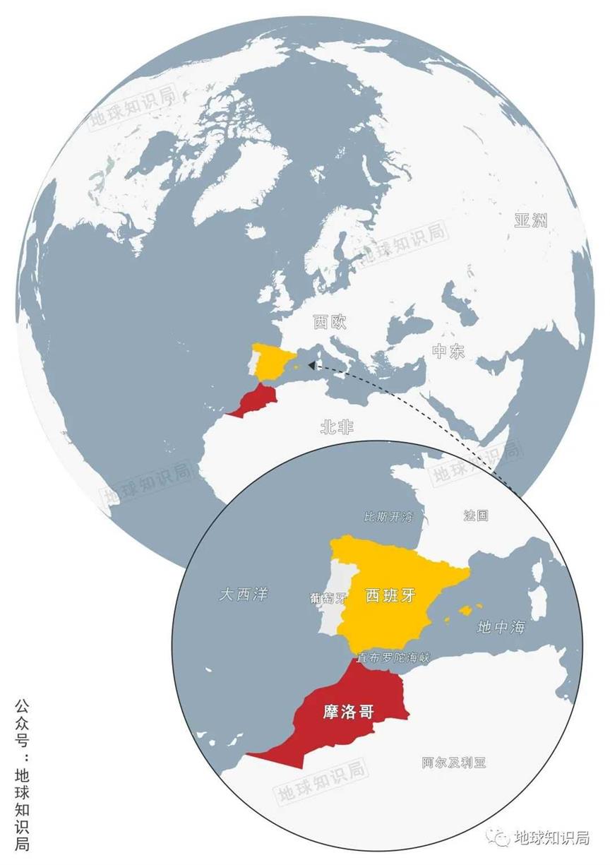刚刚，摩洛哥把西班牙踢回老家！| 地球知识局
