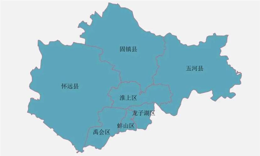 蚌埠市的区划变动，安徽省的重要城市之一，为何有7个区县？