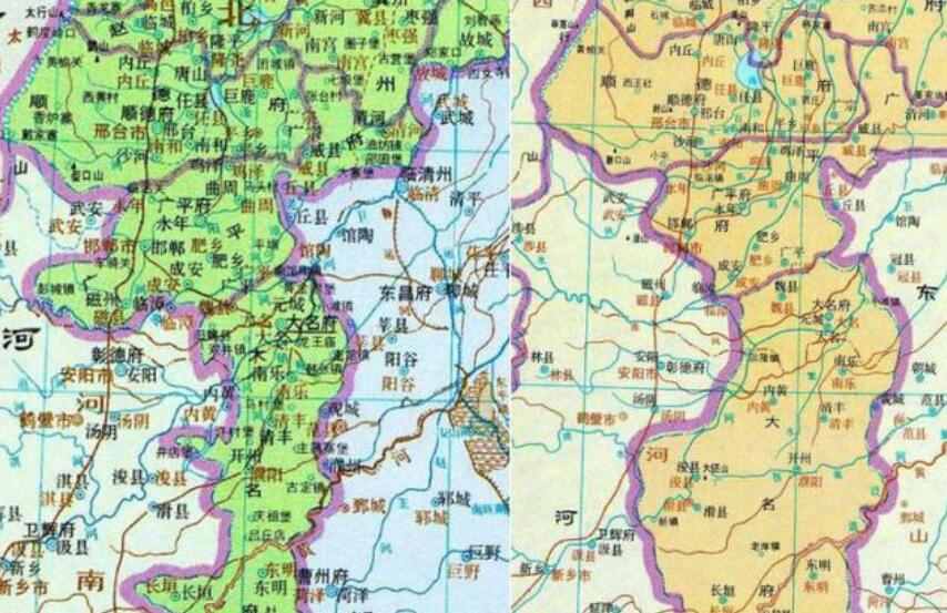 河北与河南的区划变动，河北省的3个县，为何划入了河南省？