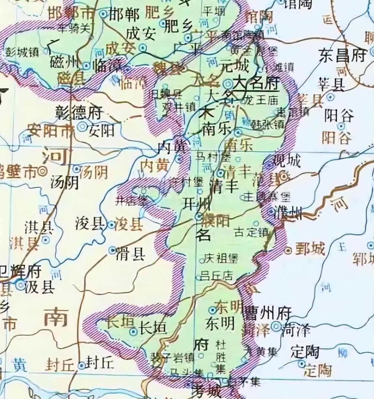 河南与山东的区划变动，山东省的2个县，为何划入了河南省？