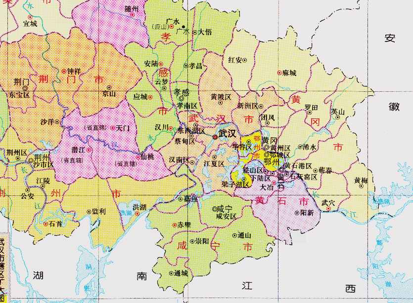 武汉市的区划变动，湖北省的省会城市，为何有13个区？