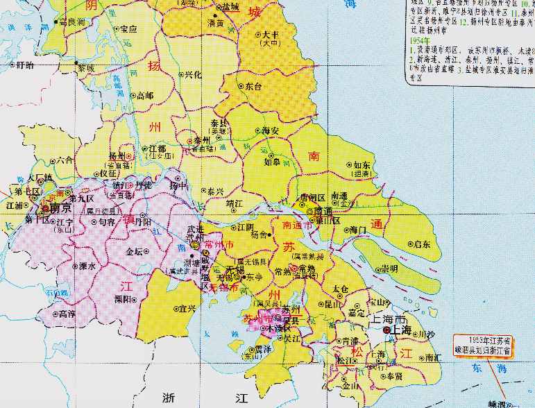 上海市的区划调整，四个一线大城市之一，为何有16个区？