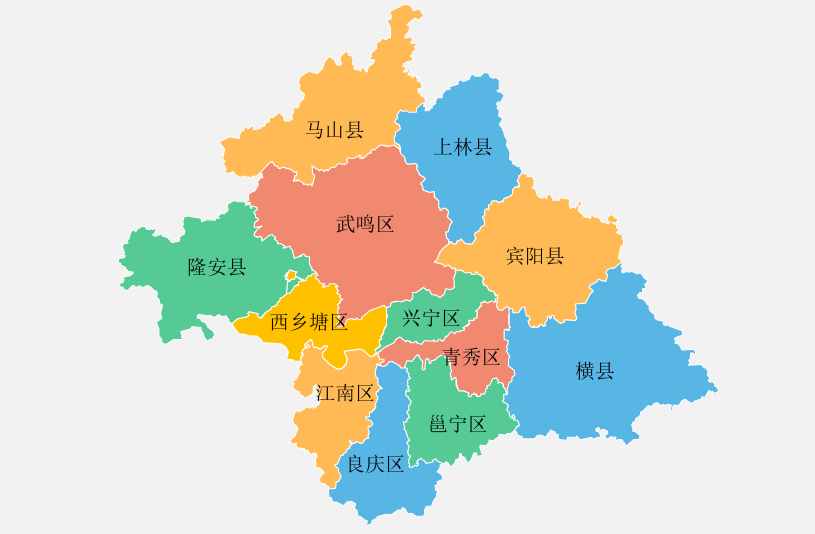 南宁市的区划调整，广西的第一大城市，为何有12个区县？