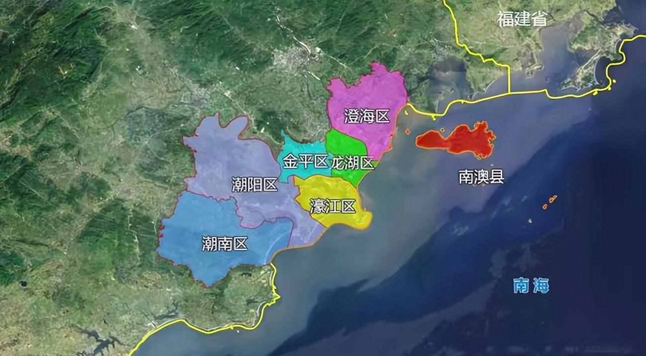 汕头市的区划调整，广东省的第11大城市，为何有7个区县？