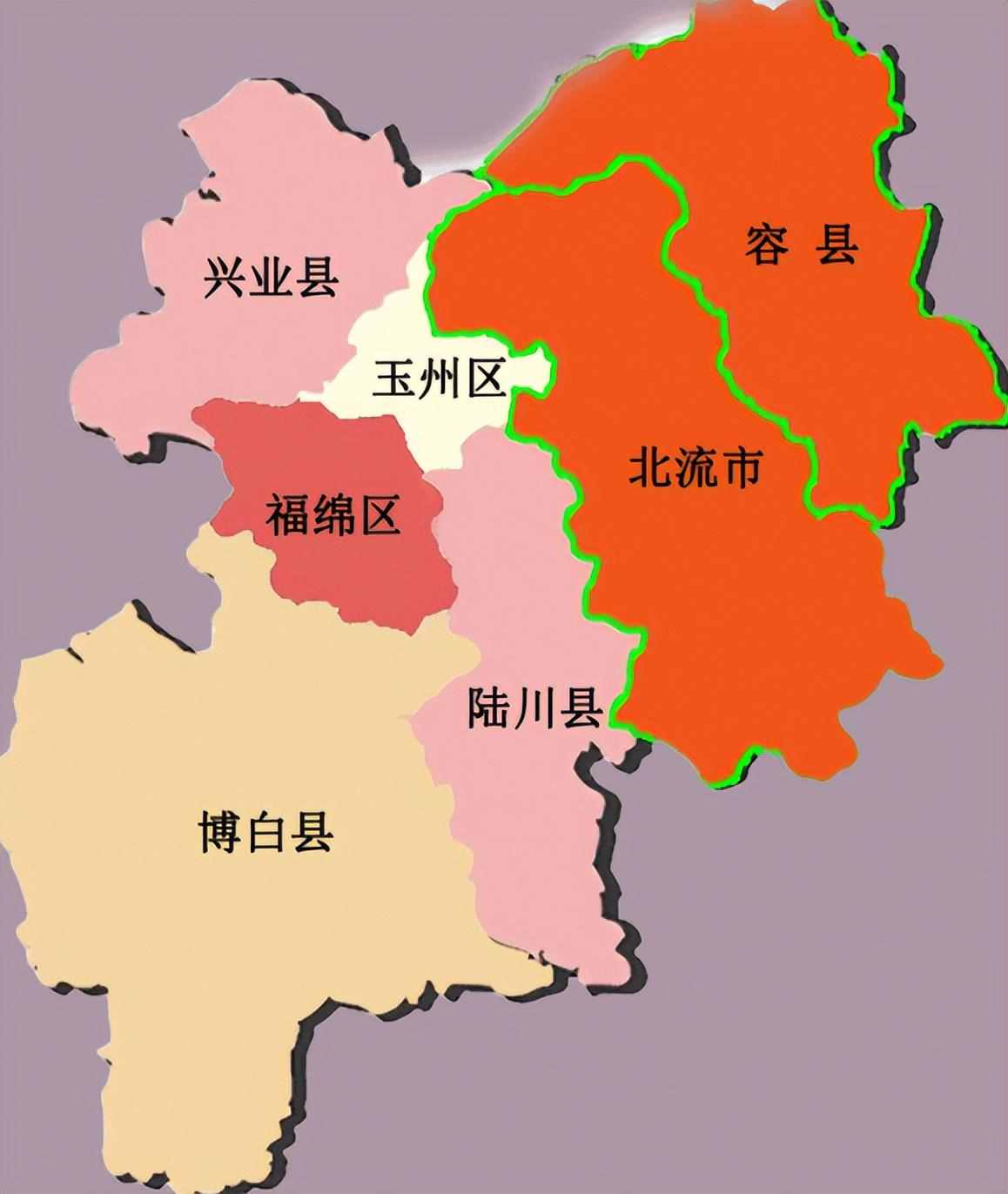 玉林市的辖区调整，广西的第4大城市，为何有7个区县？