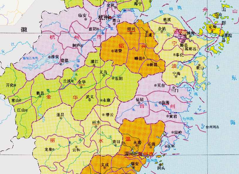 绍兴市的区划变动，浙江省的第4大城市，为何有6个区县？