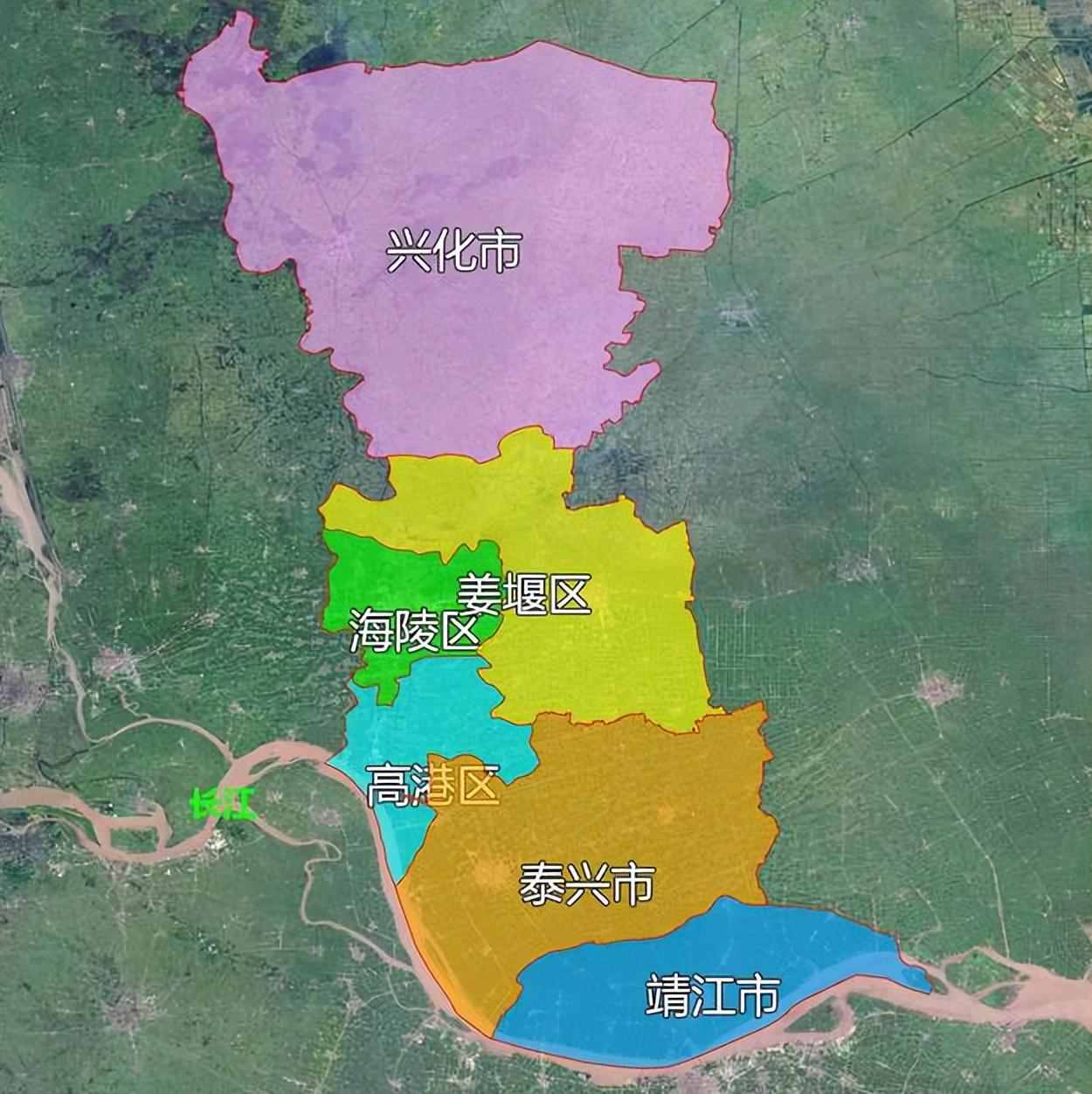 泰州市的区划调整，江苏省的第9大城市，为何有6个区县？