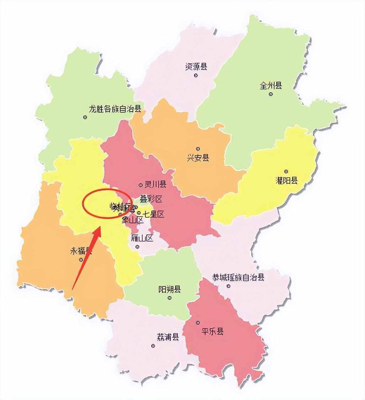 桂林市的区划调整，广西的第三大城市，为何有17个区县？