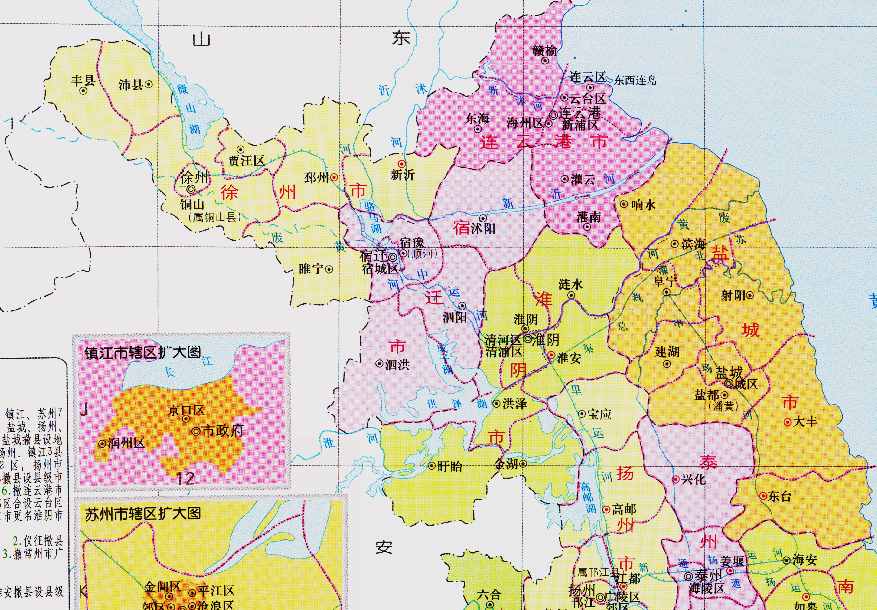 宿迁市的区划调整，江苏省的第12大城市，为何有5个区县？