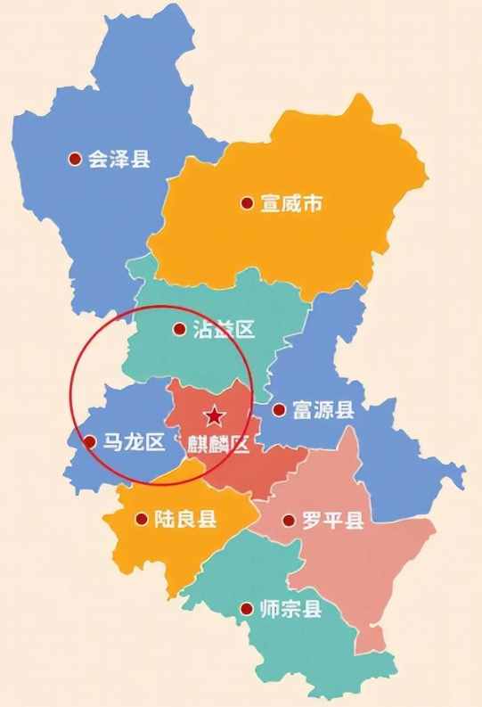 曲靖市的区划调整，云南省的第二大城市，为何有9个区县？