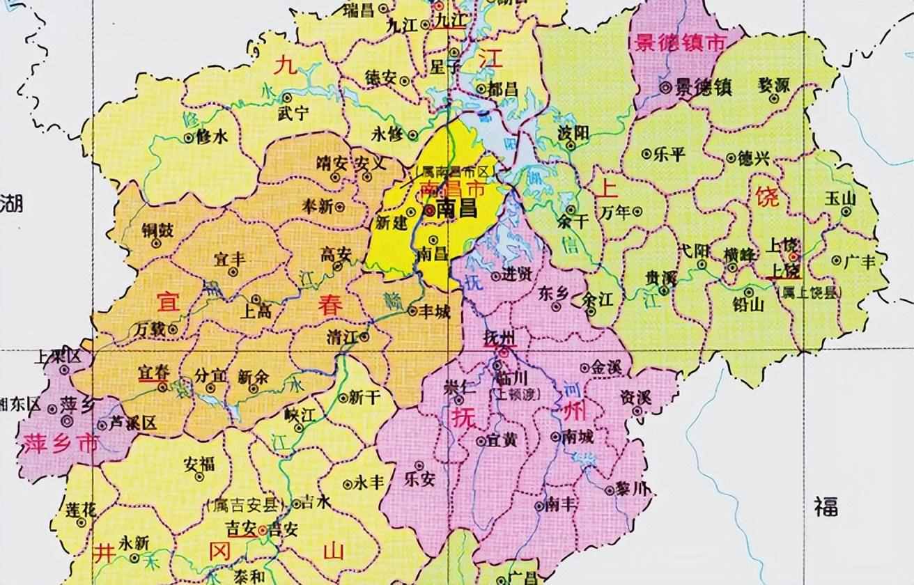 宜春市的区划调整，江西省的第4大城市，为何有10个区县？