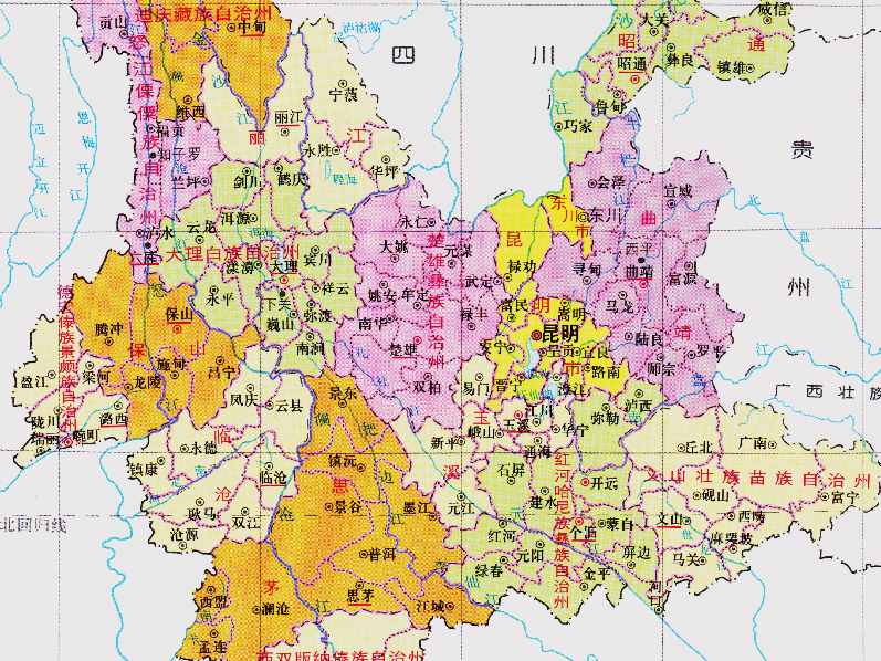 曲靖市的区划调整，云南省的第二大城市，为何有9个区县？