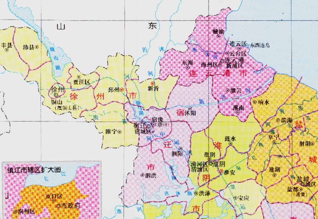 连云港市的区划调整，江苏省的第13大城市，为何有6个区县？