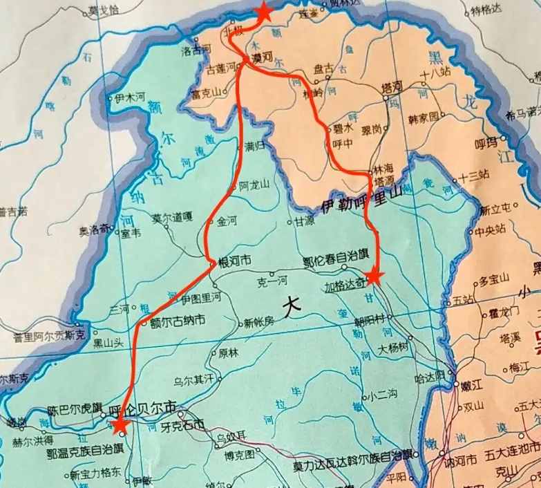 黑龙江省的飞地，大兴安岭的行署，为何设立在内蒙古境内？