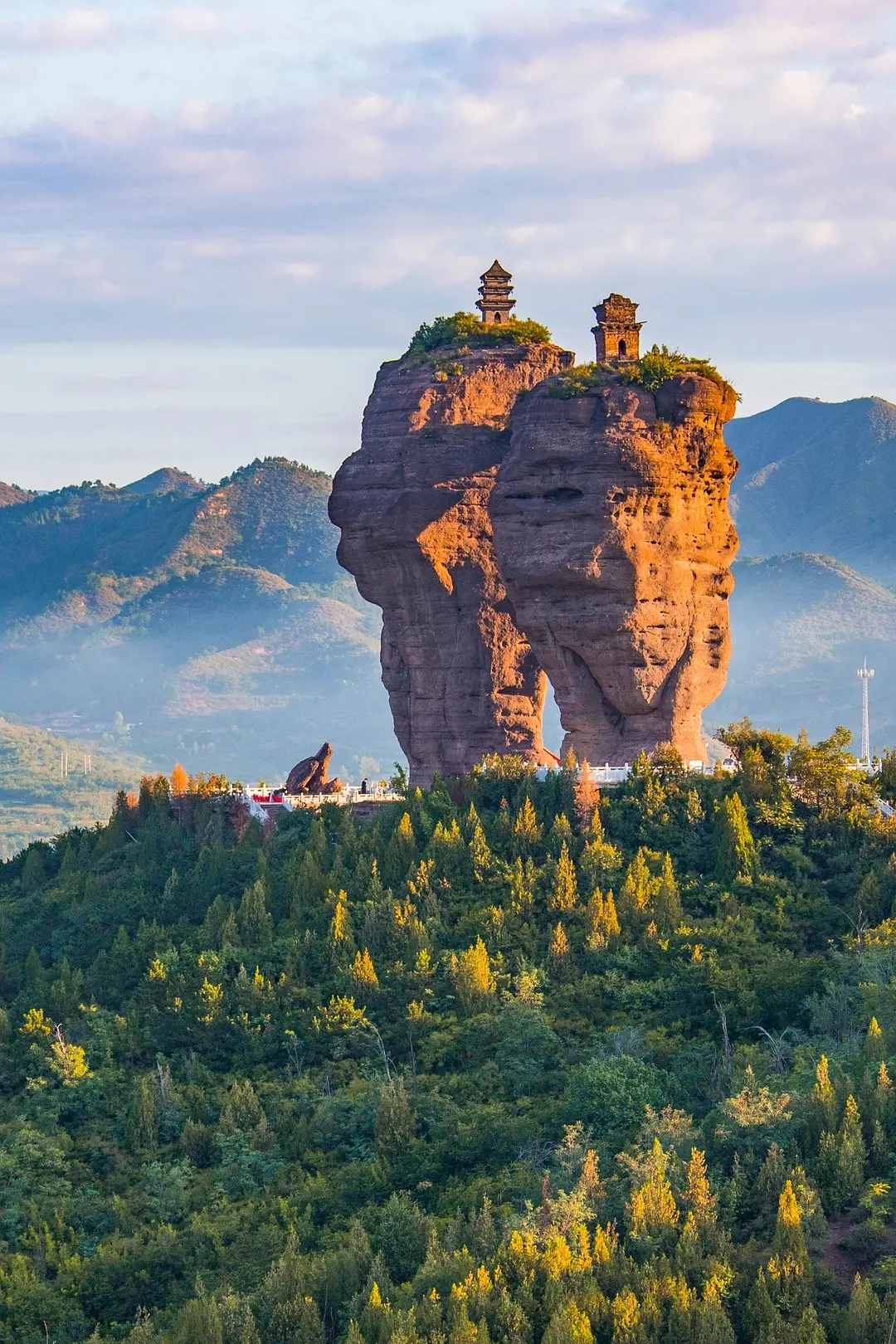 谜一样的契丹遗迹令清代皇帝乐此不疲——“针尖”上的古建之承德双塔山