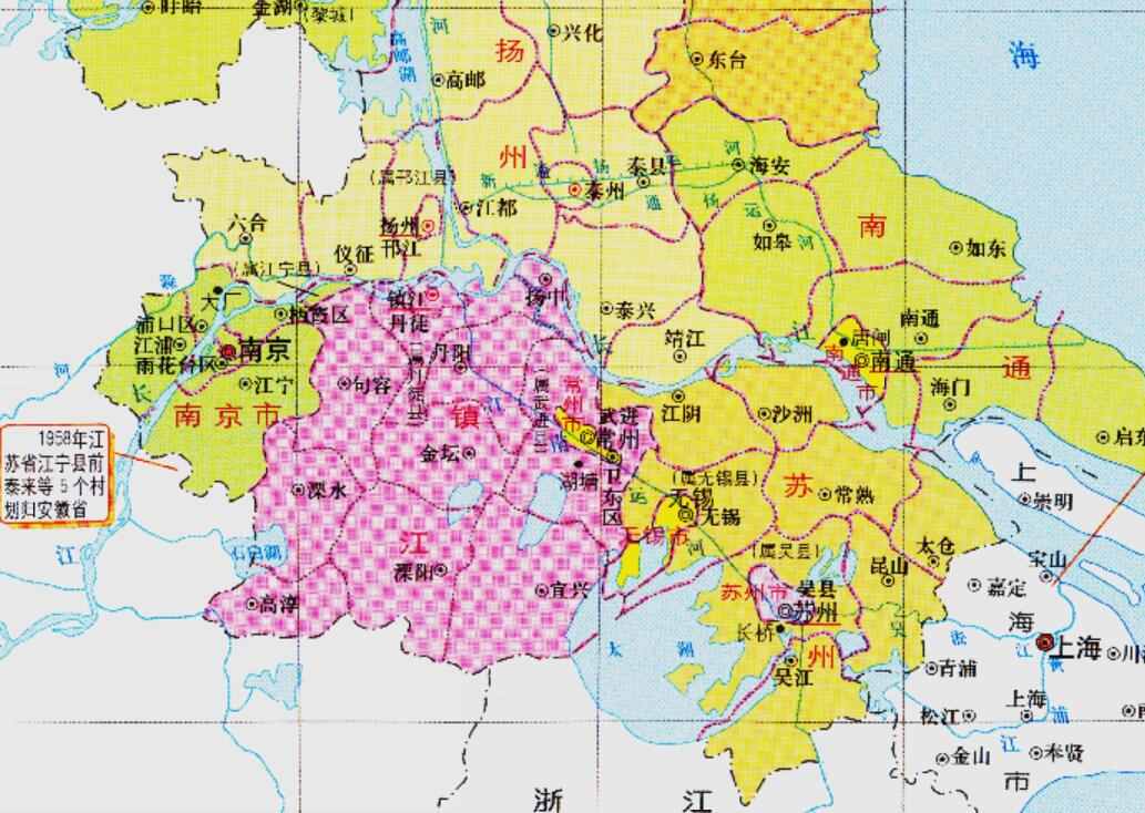 镇江市的区划调整，江苏省的第10大城市，为何有6个区县？