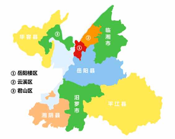 岳阳市的区划调整，湖南省第3大城市，为何有9个区县？