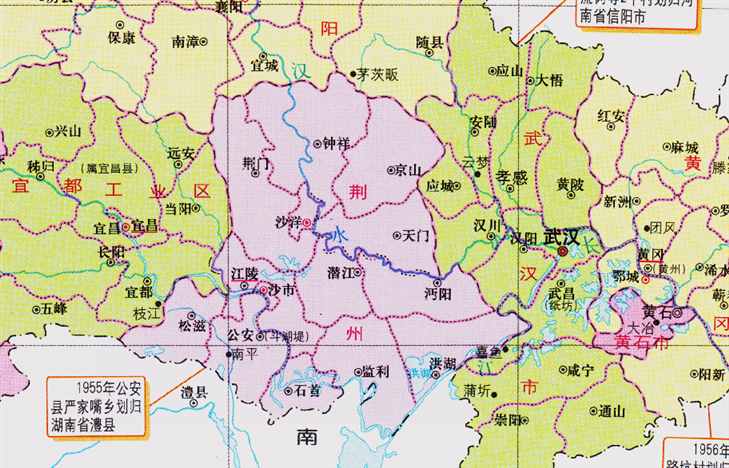 荆州市的辖区调整，湖北省的第四大城市，为何有8个区县？