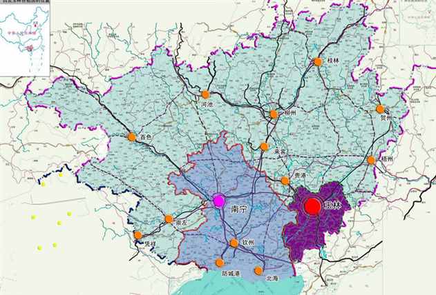 玉林市的区划调整，广西的第三大城市，为何有7个区县？