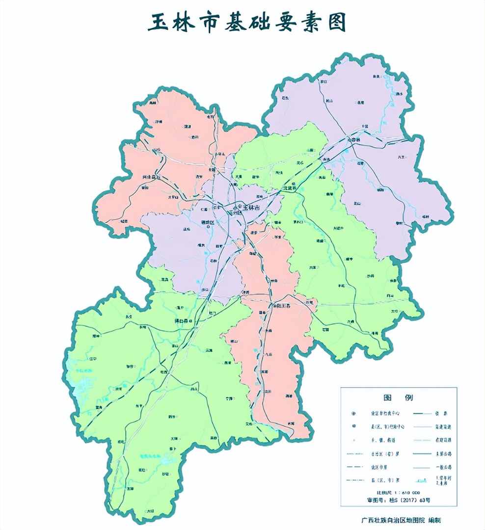 玉林市的区划调整，广西的第三大城市，为何有7个区县？