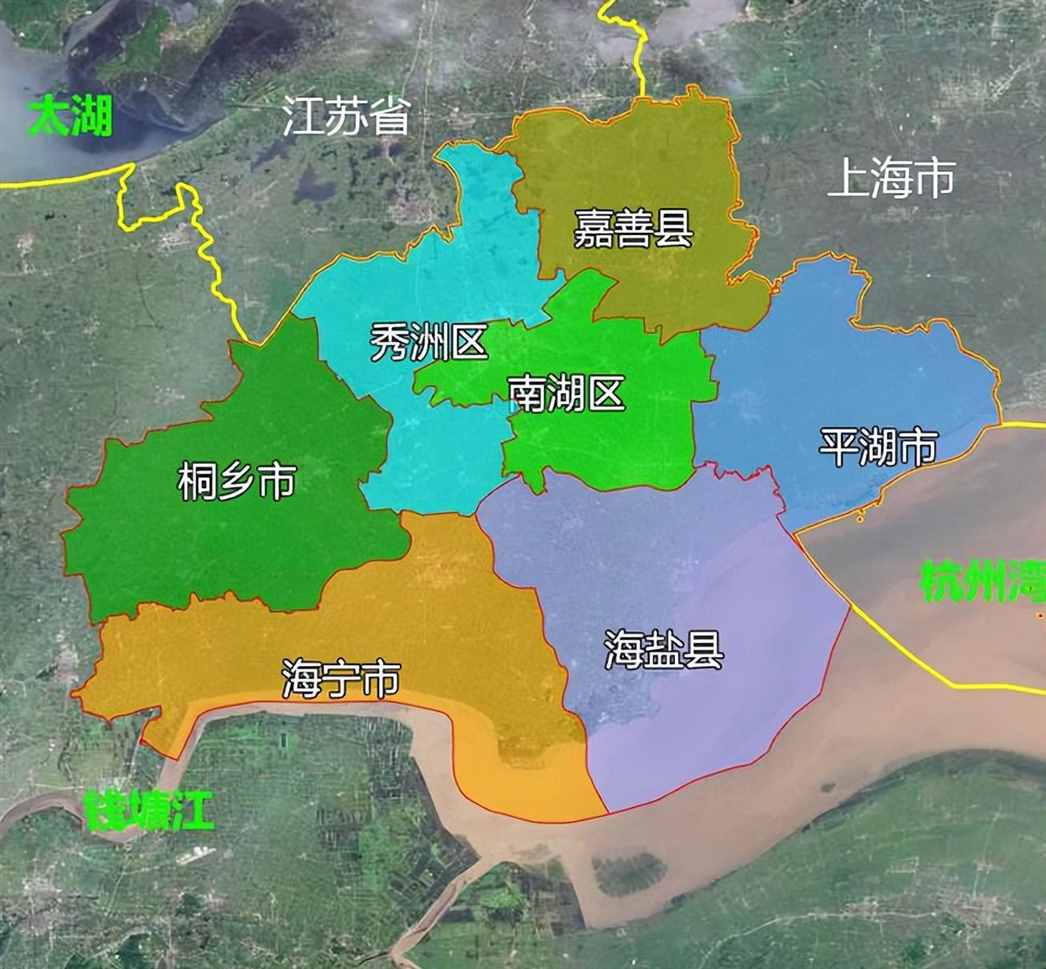 嘉兴市的辖区调整，浙江省的第五大城市，为何有7个区县？